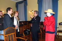 L'artista con Stefano Soranzo