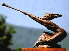 Suonatrice, opera in bronzo