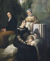 Ritratto della famiglia Borri Stampa, 1822-1823