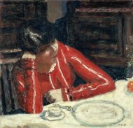 P. Bonnard, La camicetta rossa