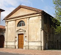 La facciata della Chiesa di Loreto