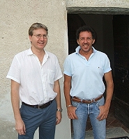 a sinistra Matteo Zen, a destra Piero Lotti