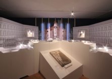 Un particolare dell'allestimento della mostra