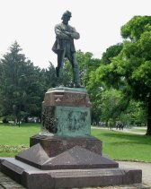 Il monumento al Sirtori, eroe del Risorgimento (Milano, giardini