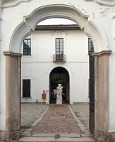 L'ingresso di Palazzo Cicogna