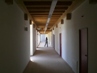 Il corridoio del nuovo Municipio