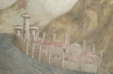 Castiglione Olona, partic. degli affreschi di Palazzo Branda