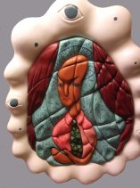 Uomo fallimentare, 2011-12, acrilico, legno