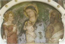Giovanni da Milano, Madonna col Bambino, santa Caterina e san Gi