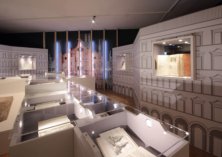 Un particolare dell'allestimento della mostra