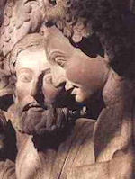 Portico della Gloria, Cattedrale di Santiago (part.)