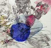 Una delle opere in mostra