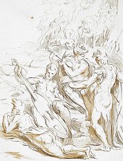 Musicians in a Landscape, 1772 aprÃ¨s Parmigianino