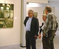 Mario Botta in visita al museo