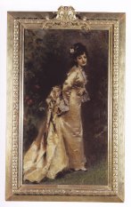 Tranquillo Cremona, Ritratto di Maria Marozzi, 1873