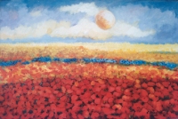 Un'opera dell'artista