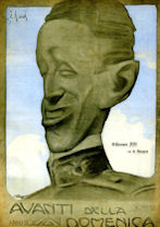 La testata di Enrico Sacchetti, Alfonso XIII re di Spagna, 1905