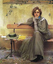 Vittorio Matteo Corcos, "Sogni", 1896