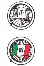 Il marchio disegnato da Noorda nel 1978 e la sua precedente vers