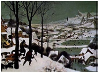 Cacciatori nella neve di Pieter Bruegel