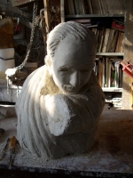 Busto di Alfonso Angelini, gesso