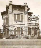 La Villa in una foto d'epoca