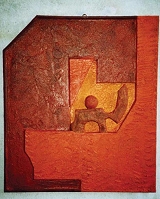 Un'opera dell'artista