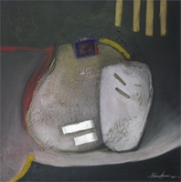 Un'opera dell'artista