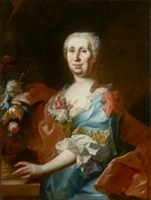 ritratto di della moglie Maria Anna von Beroldingen