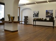 L'allestimento della mostra da Ghiggini