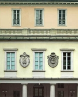 La facciata interna della sede Cariplo