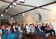 Il pubblico presente al Chiostro