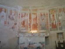 Il ciclo di affreschi nell'abside della chiesa