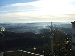 Panorama invernale dal Sacro Monte