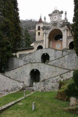 Veduta esterna dell'ingresso del Santuario