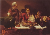 Cena in Emmaus, National Gallery Londra