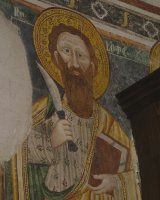 Partic. degli affreschi della navata destra