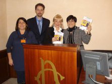 Un momento della presentazione del libro a Roma