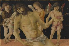 Giovanni Bellini, Cristo in PietÃ  sorretto da quattro angeli, c