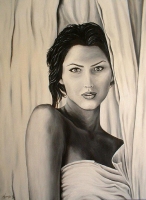 Ritratto olio su tela