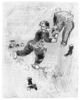 Un'incisione di Chagall