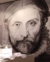 Un particolare dell'allestimento della mostra