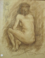 Un quadro dell'artista