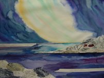 Una delle opere in mostra