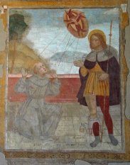 San Francesco riceve le stigmate e San Rocco, 1522