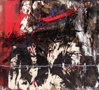 Un quadro del giovane artista