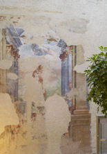 Le architetture dipinte all'interno di Palazzo Biumi