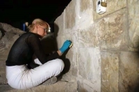 Restauratori al lavoro