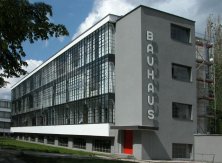The Bauhaus school in Dessau, designed by Walter Gropius