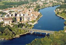 Sesto Calende, veduta aerea